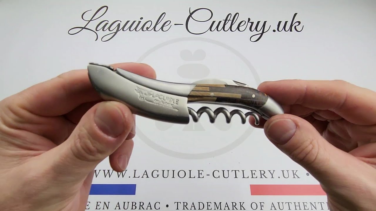 Laguiole Sommelier Corkscrew Etincelle Marquetry | Laguiole UK