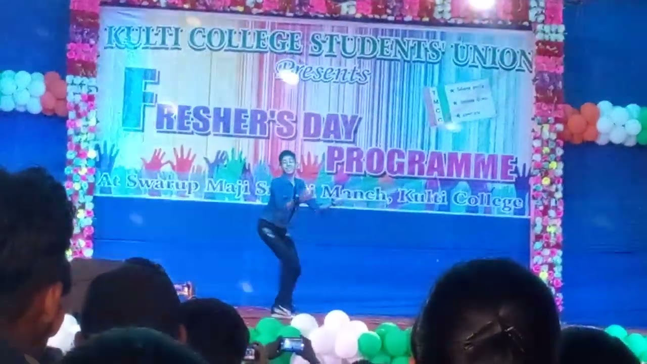 🔥🔥Fresher's Programme in Kulti college, 2023 #dance #dancevdo