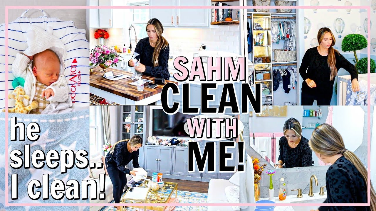 OFFICIAL STAY AT HOME MOM CLEANING ROUTINE! SAHM CLEAN WITH ME FALL 2019 | Alexandra Beuter