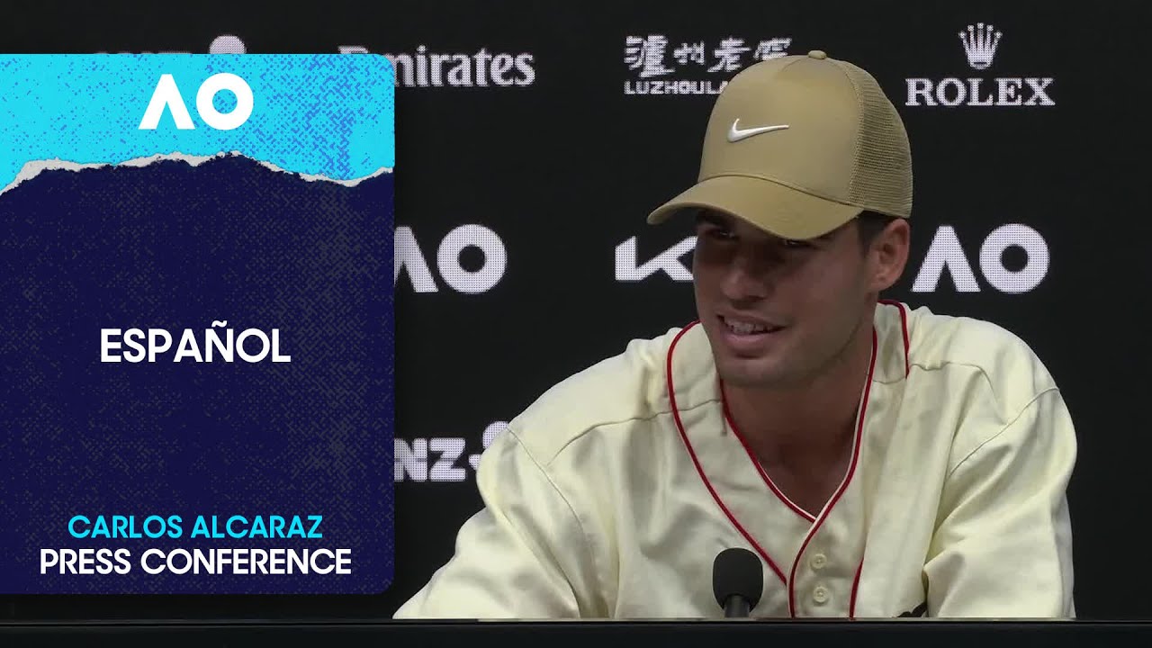 Carlos Alcaraz Press Conference in Espanol | Australian Open 2026