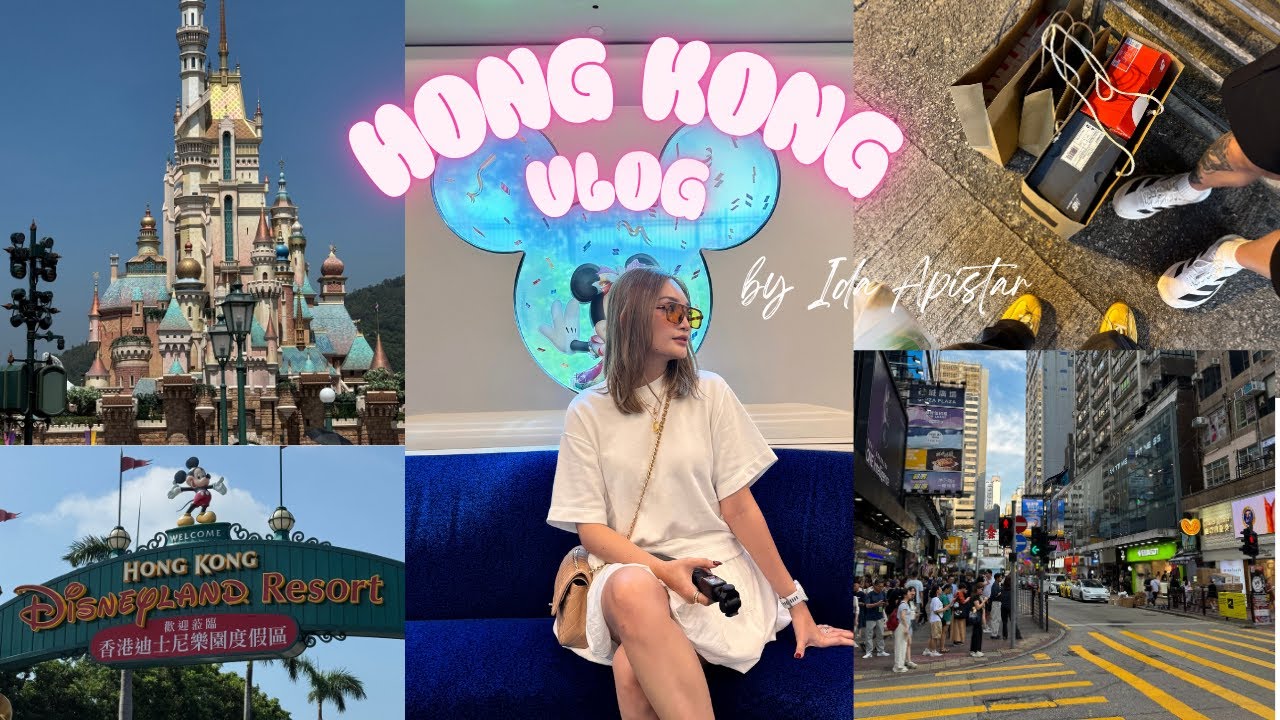 HONG KONG VLOG Part 1 | MONG KOK SHOPPING | SNEAKERS STREET | DISNEYLAND 2025 | IDA APISTAR