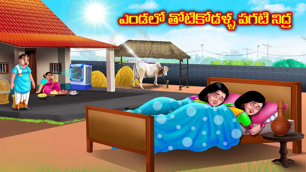 ఎండలో తోటికోడళ్ళ పగటి నిద్ర Atha vs kodalu | Telugu moral stories | Anamika telugu stories
