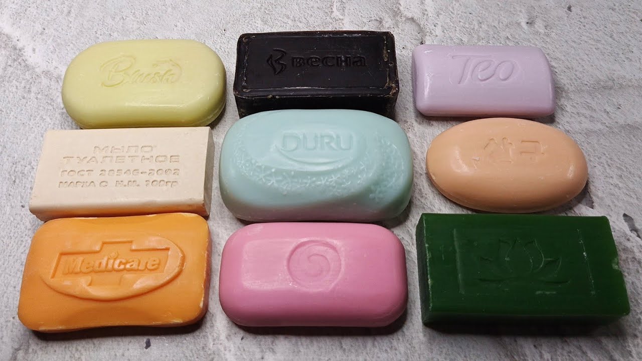 Cutting soap🧼ASMR🔪Резка мыла 🧼АСМР🔪