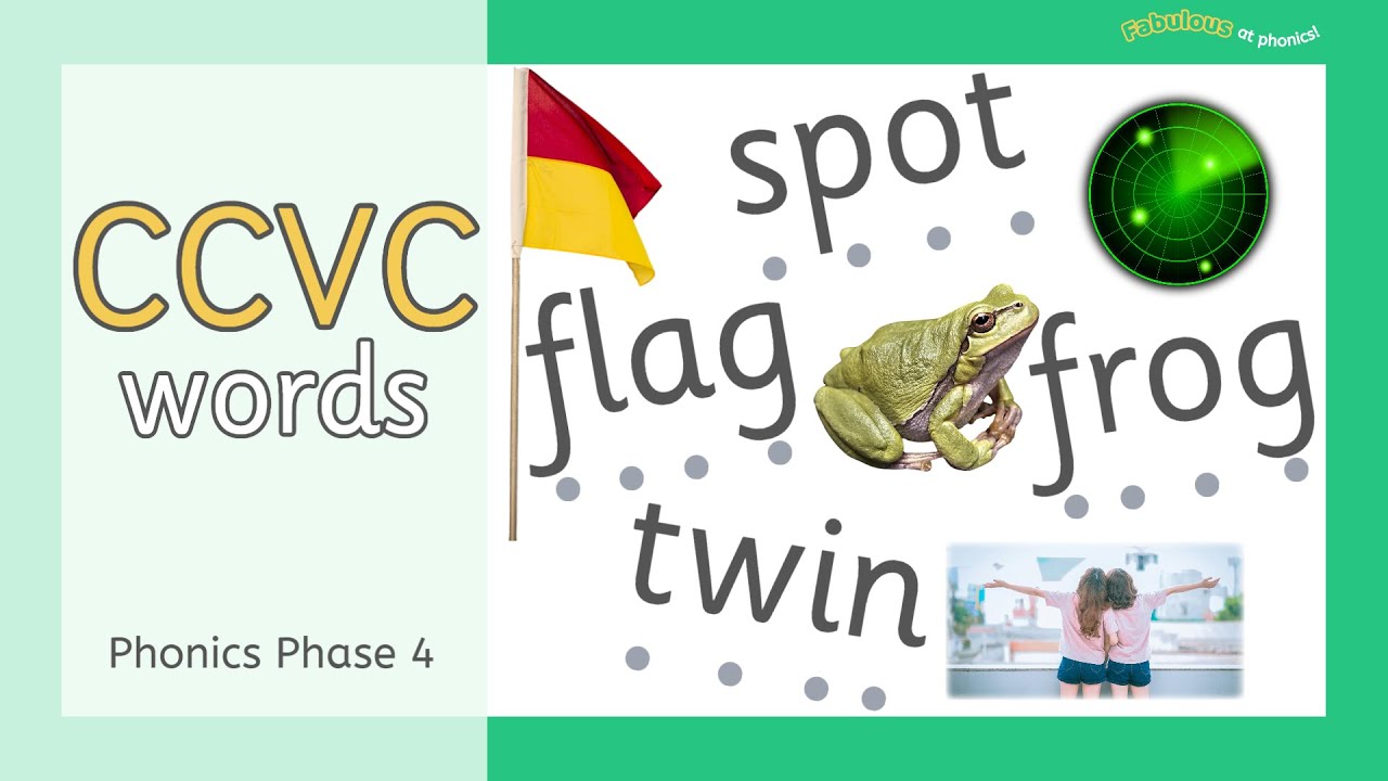 CCVC Words | Blending for Reading | Phonics Phase 4