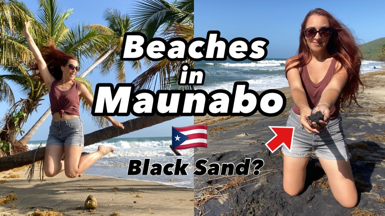Beaches in Maunabo *Los Bohios (black sand), California Beach & Lighthouse*