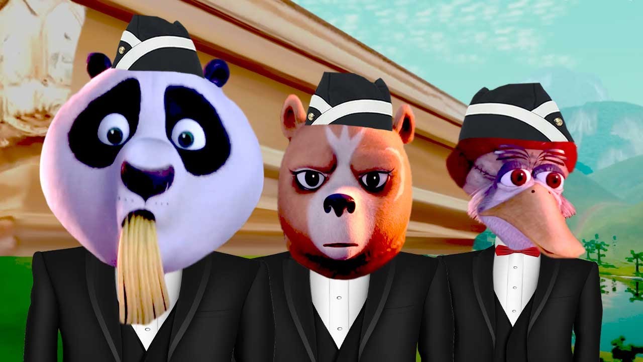 KUNG FU PANDA THE DRAGON KNIGHT - Coffin Dance Megaremix (COVER)