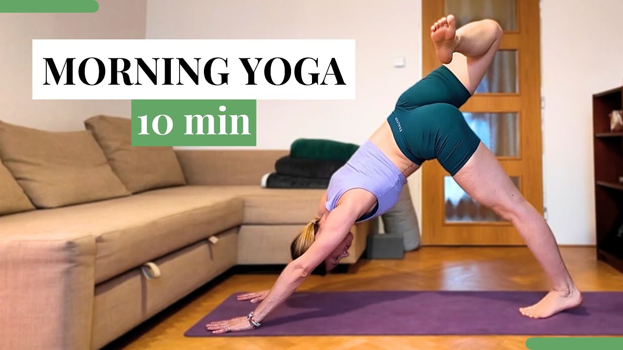10-Minute Morning Yoga for Spinal Health & Balance 🧘‍♀️