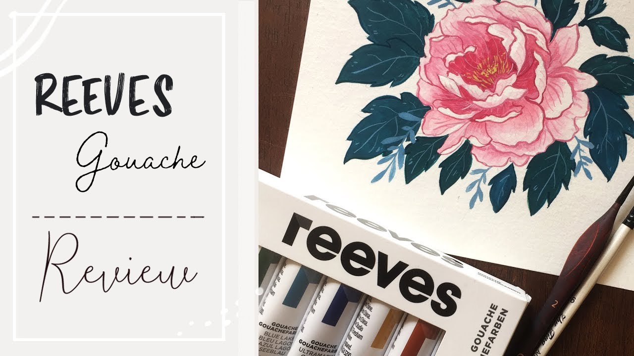 Reeves Gouache Review // cheap gouache review, is it really bad quality?