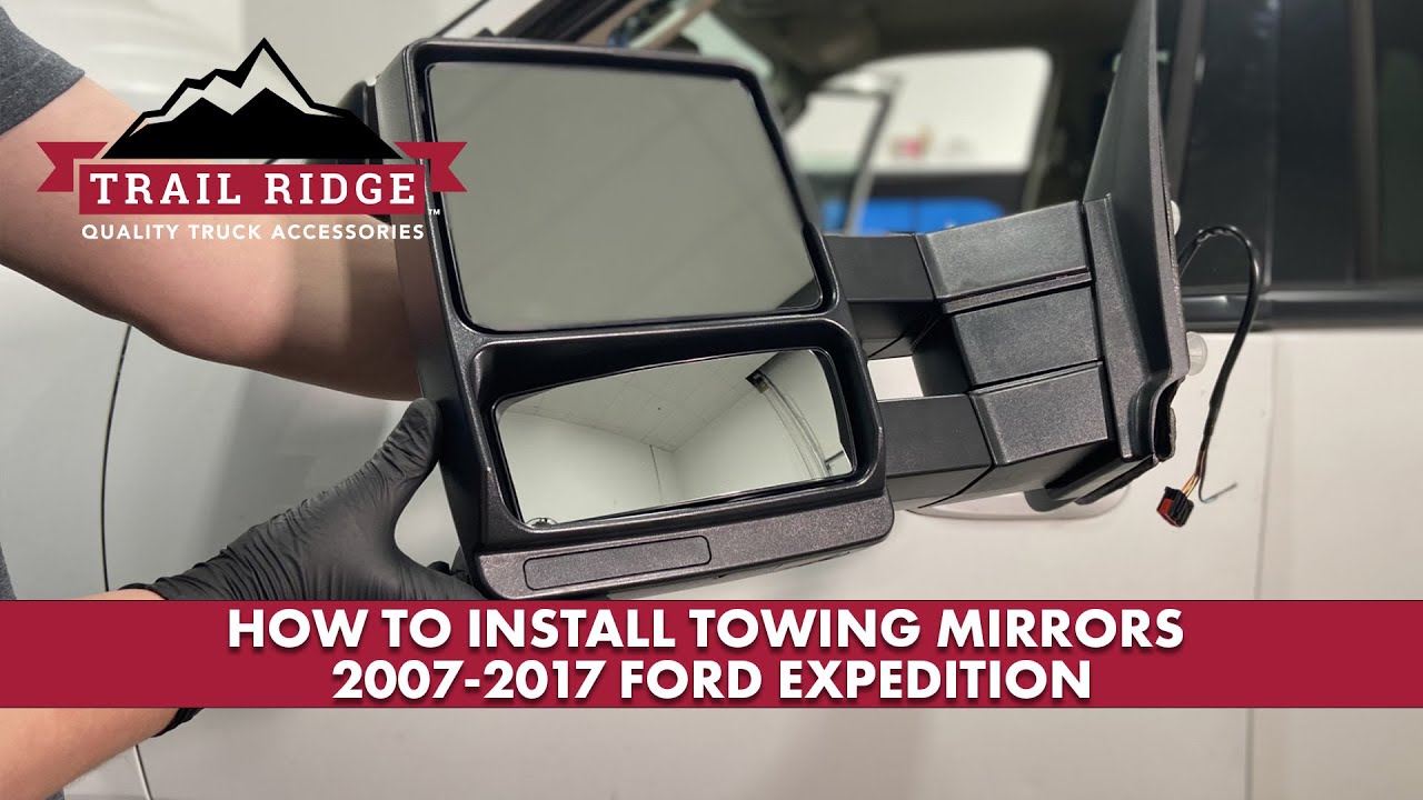 How to Install Textured Towing Mirror Set 2007-2017 Ford Expedition