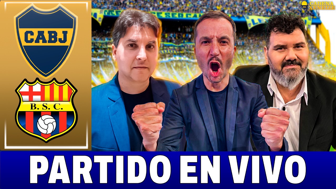 🛑BOCA JUNIORS 3-0 BARCELONA SC | RELATOS EN VIVO| Fecha 2 - COPA LIBERTADORES 2026