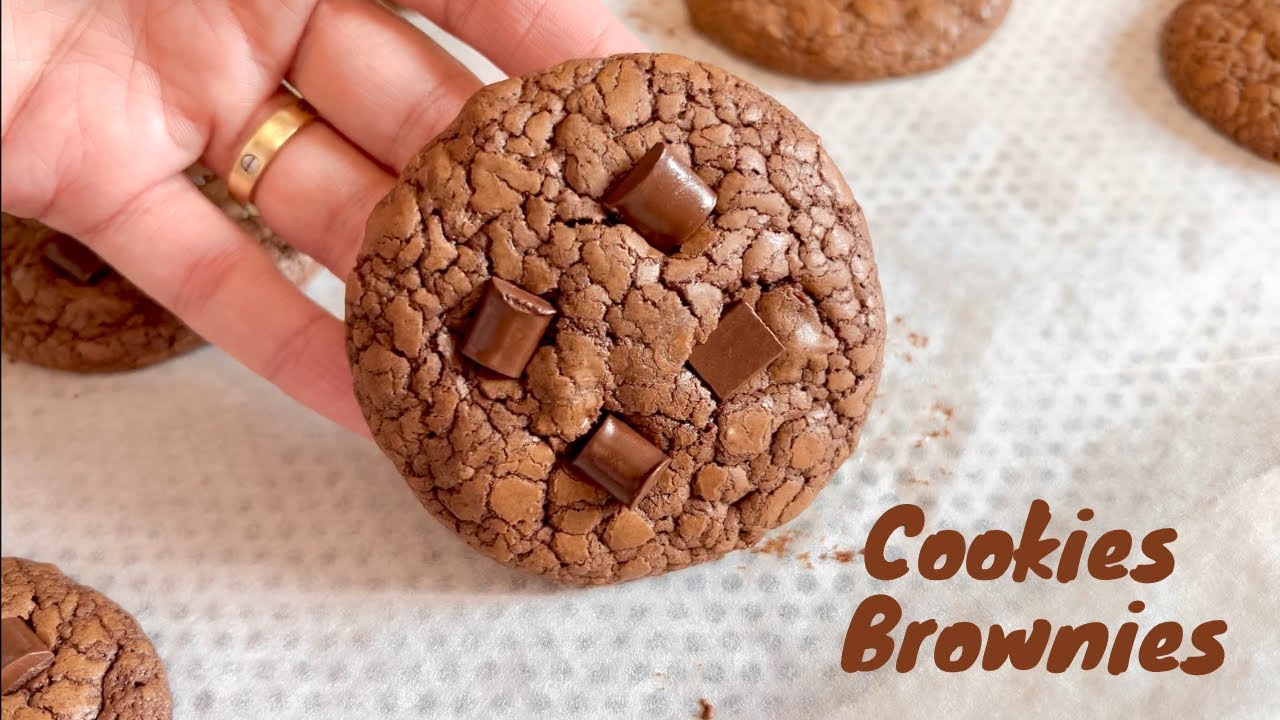عندك مشكل فتحضير الكوكيز براوني جبت ليك وصفة ناجحة مليون فالمائة 🍪Cookies Brownies inratables