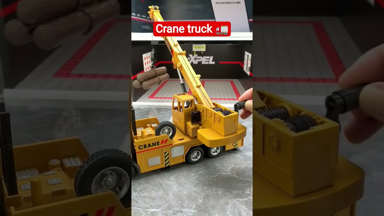 Распаковка тяжелой строительной техники JCB. Грузовой кран JCB #jcb #truckmountedcrane #ytshorts