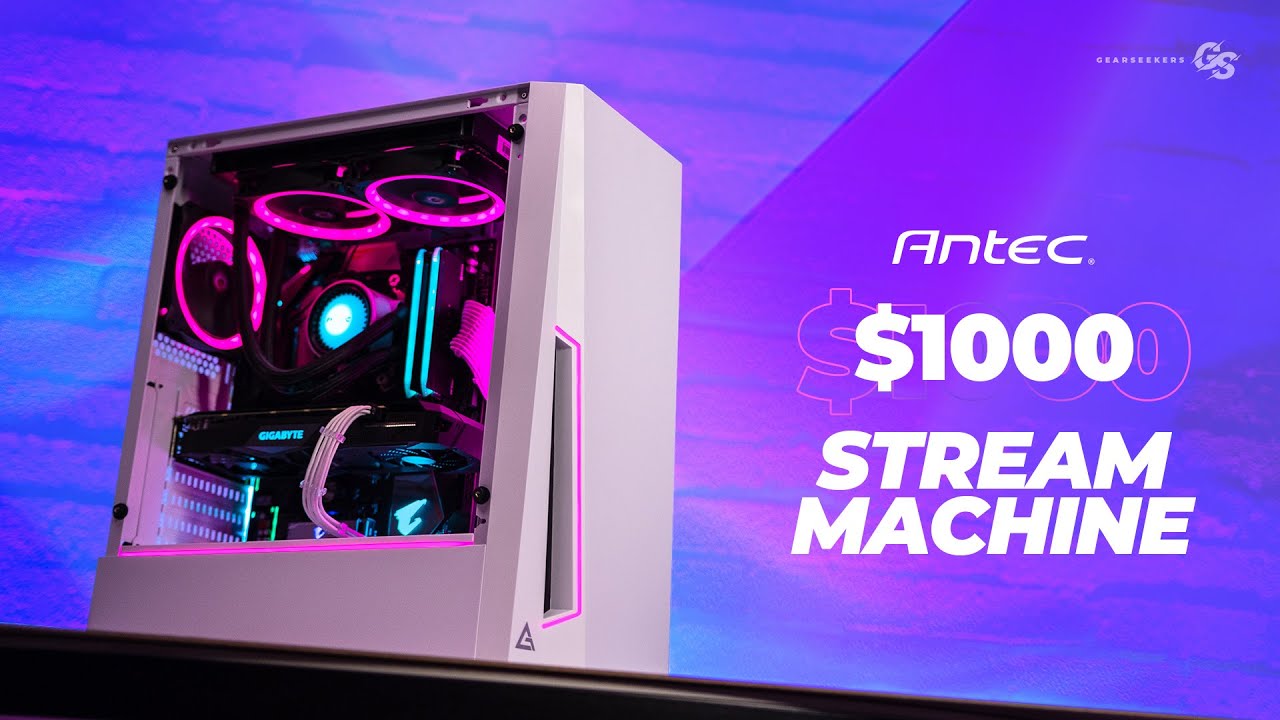 $1000 Gaming and Streaming PC with Ryzen 3 3100: Antec DP501 Build