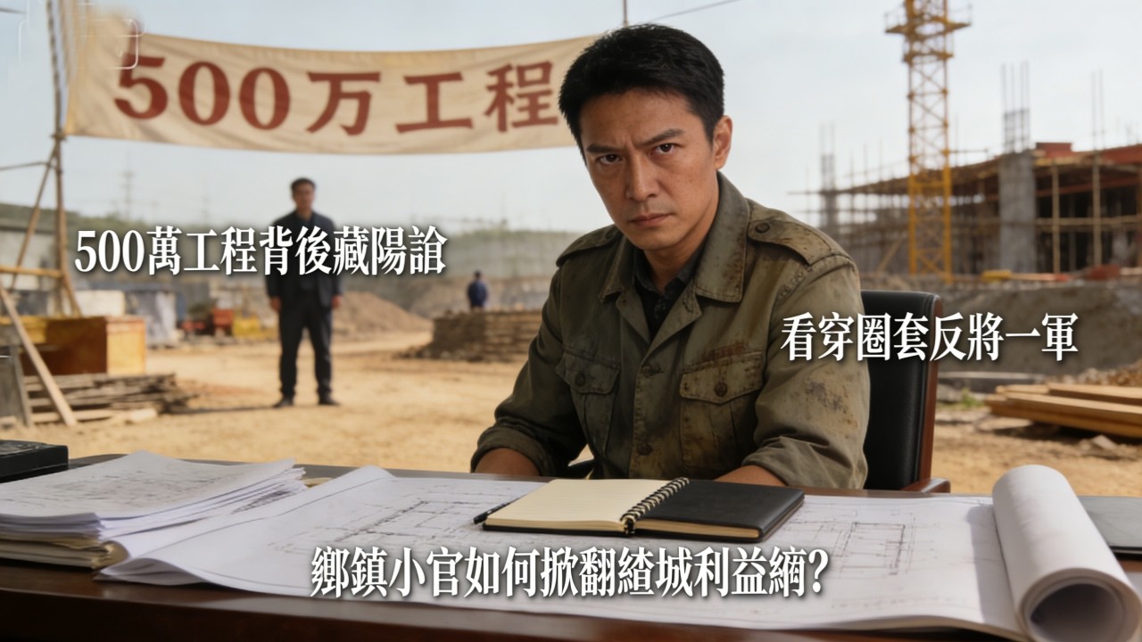 小说故事 ：无疆10  500 萬工程背後藏陰謀，我看穿圈套反將一軍，鄉鎮小官如何掀翻縣城利益網？