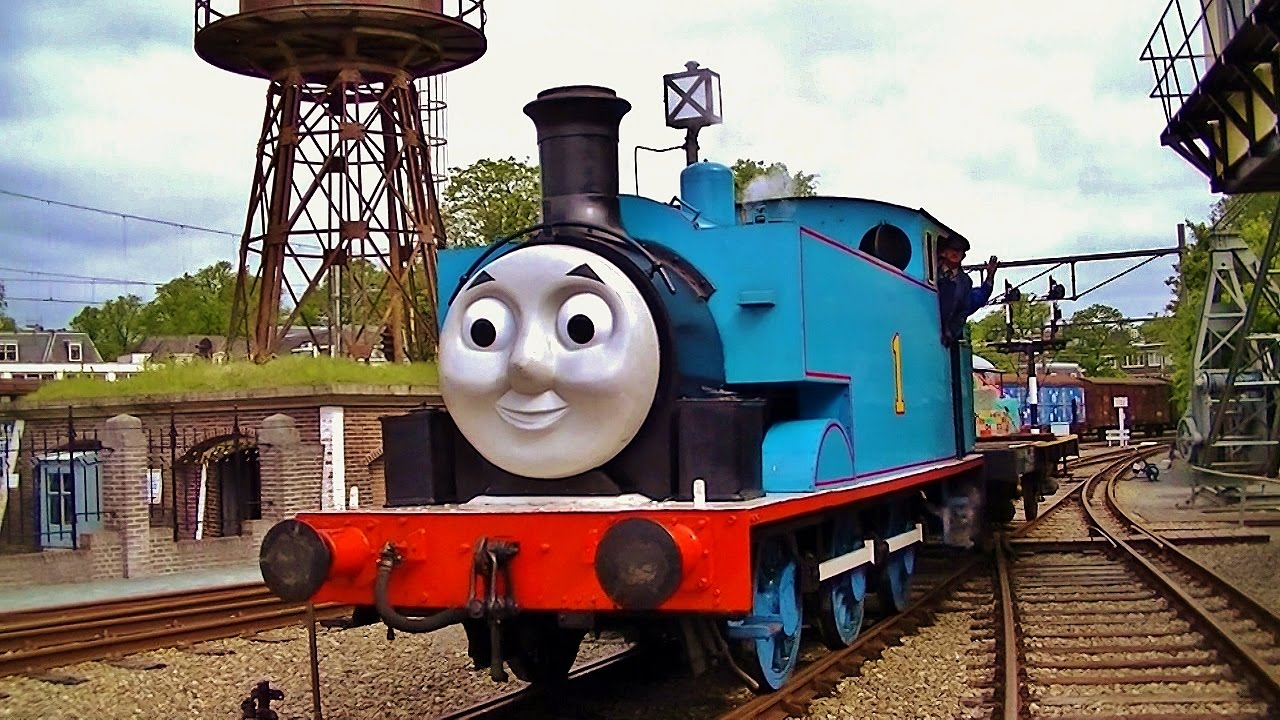 Thomas de Stoomlocomotief in het Spoorwegmuseum - 15 mei 2015