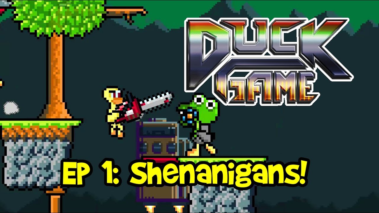 Duck Game Gameplay, Multiplayer PC Funny Moments With Friends Ep 1!