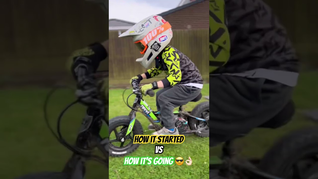 How it started vs How it&rsquo;s going 😎👌🏻 #revvibikes #ridesooner #shredder #grom