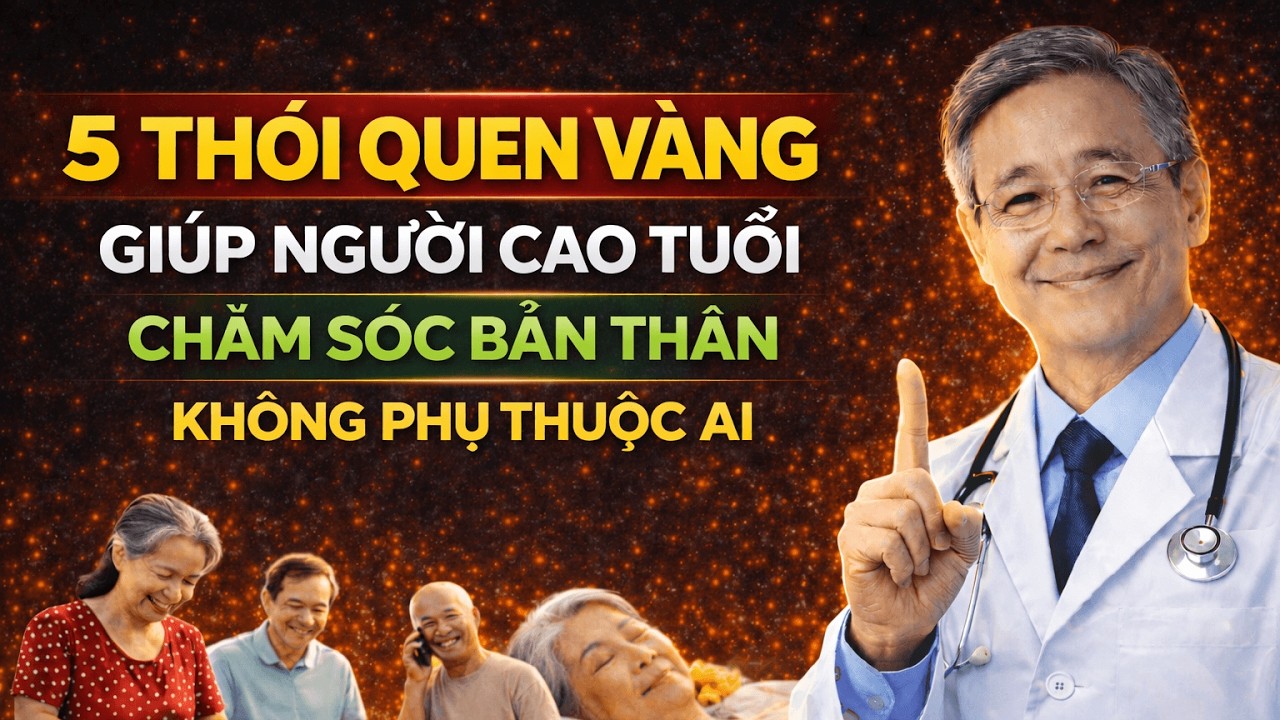Bác Sĩ Tiết Lộ: 5 Thói Quen Vàng Giúp Người Cao Tuổi Sống Khỏe Mà Không Phụ Thuộc Ai