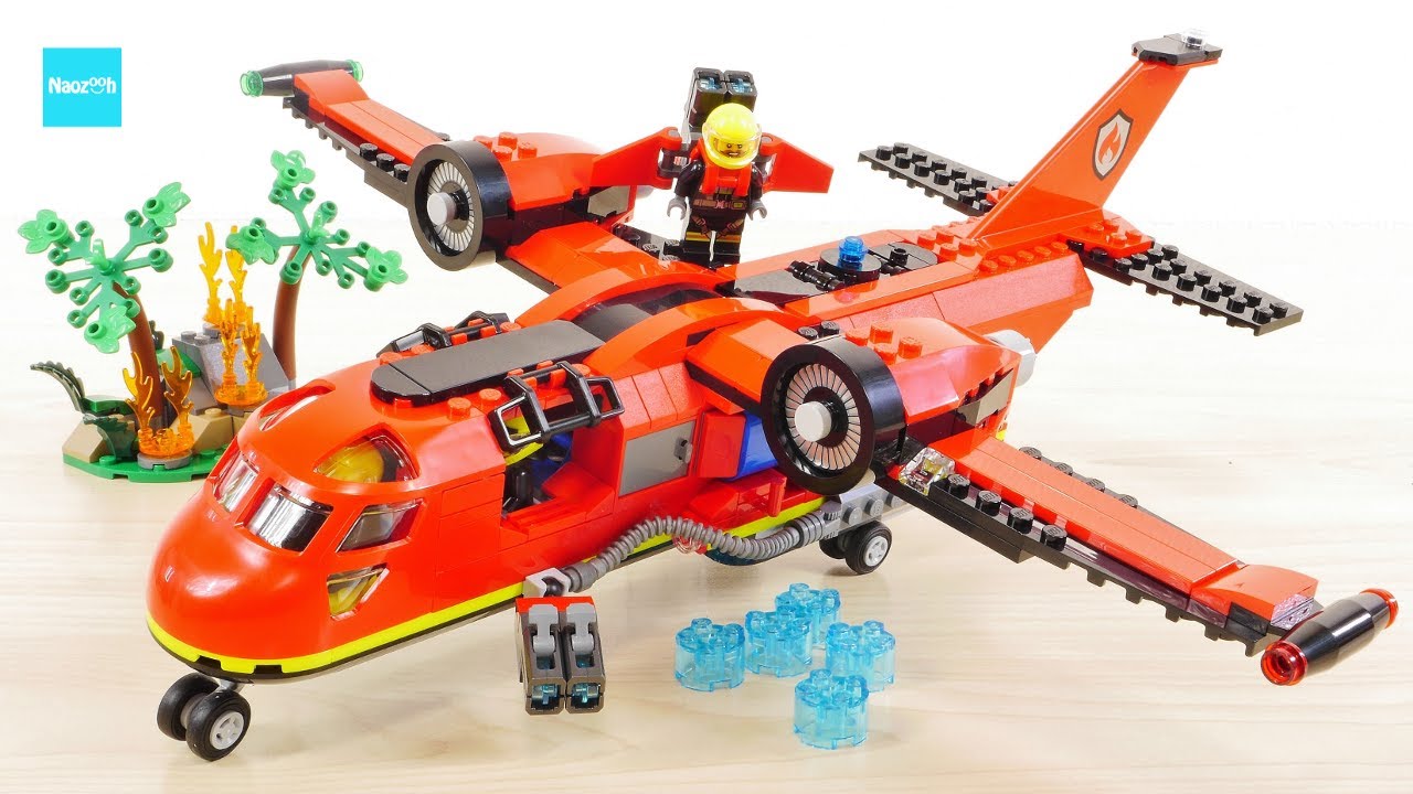 レゴ シティ 消防レスキュー飛行機 60413 ／ LEGO City Fire Rescue Plane Speed build & Review