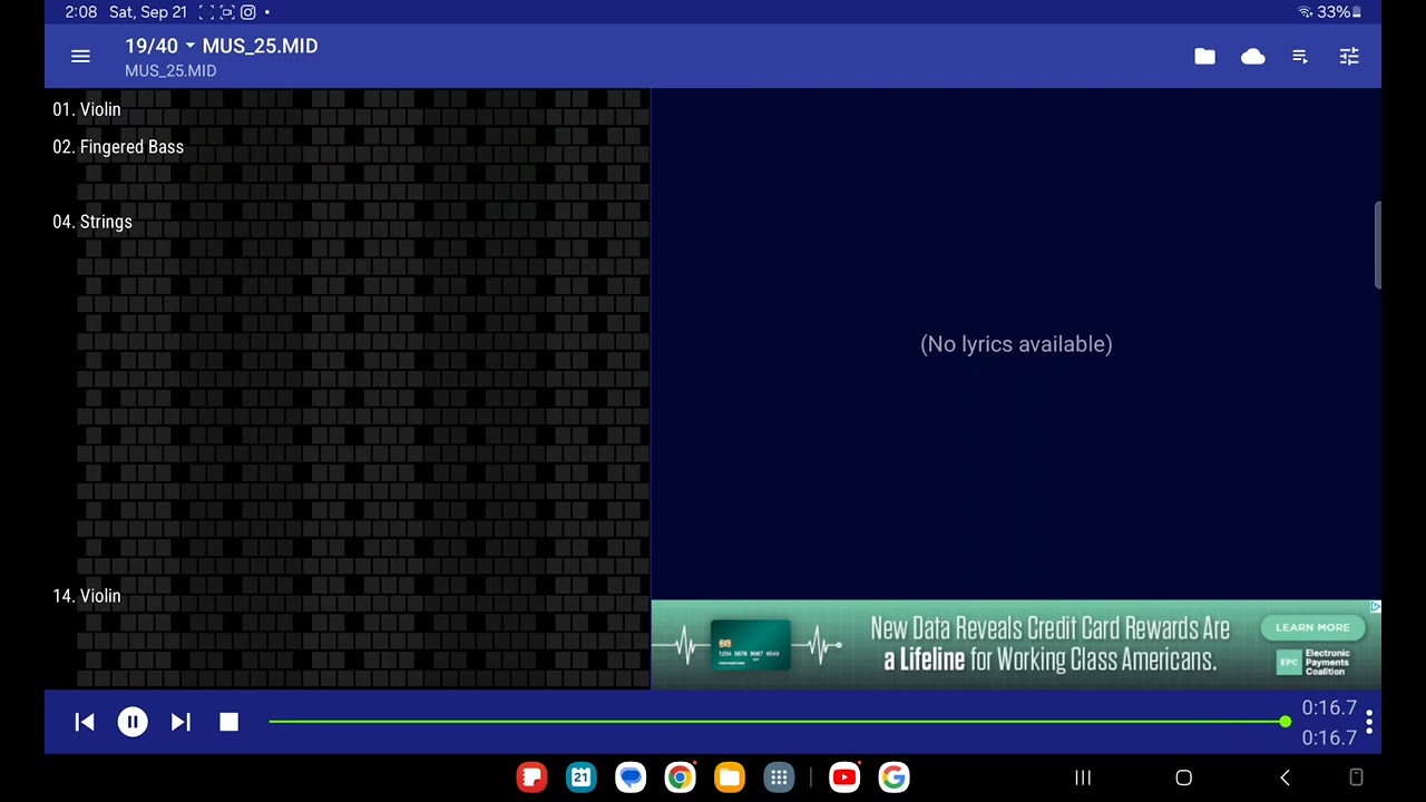 Panasonic KX-TG6611 midi ringtones in OPL3 soundfont