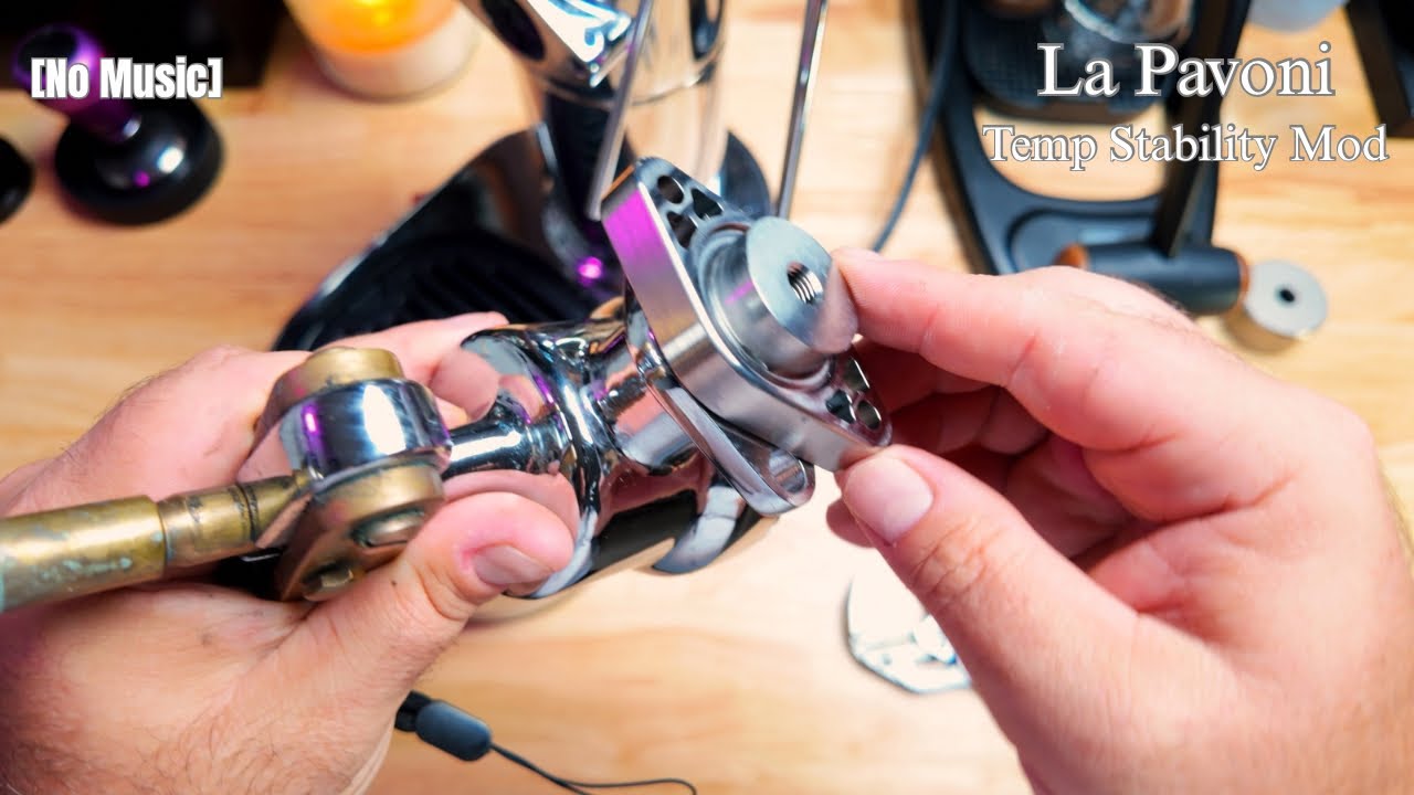 [No Music] La Pavoni Temperature Stability Fix | Titanium Bong Isolator Installation
