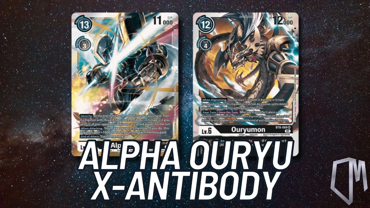 Digimon TCG Tier 1 Alpha Ouryu X Antibody Deck Profile (English BT8 Format)