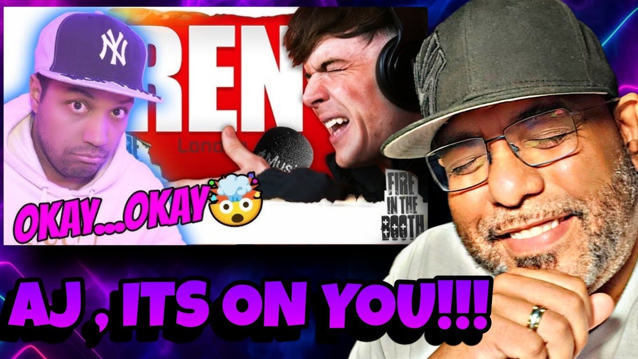 LETS GO!!! | AJ MORENO reacts to REN - FIRE IN THE BOOTH | REACTION!!!