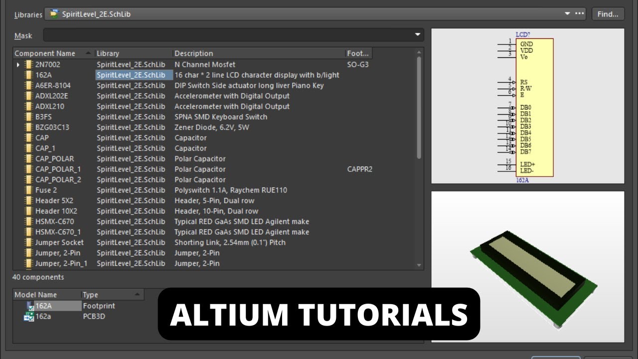 Учебные пособия Altium: Как создать библиотеку схем в Altium Designer