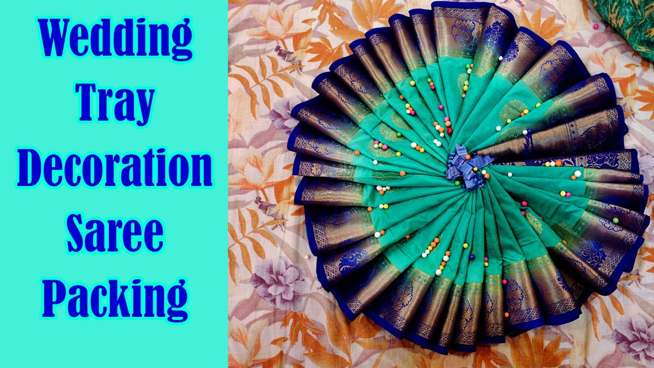 Wedding Tray Decoration II Saree Packing Idea II Tatta Sajano II Bengali Marriage Wedding Tray II