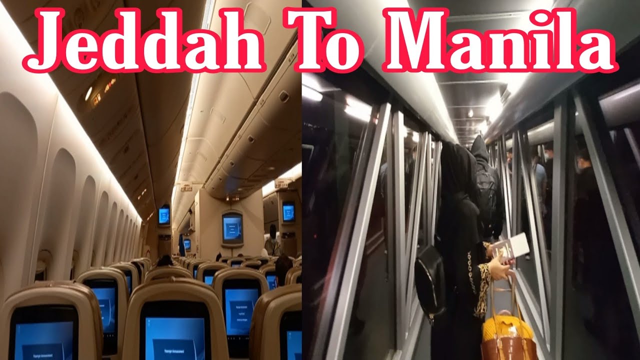 Jeddah To Manila Via Saudi Airlines (15 November 2021)