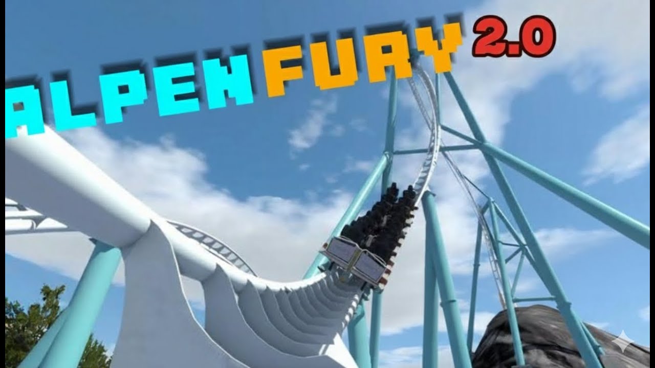 AlpenFury at Canada's Wonderland alternate layout / NoLimits2 Pro