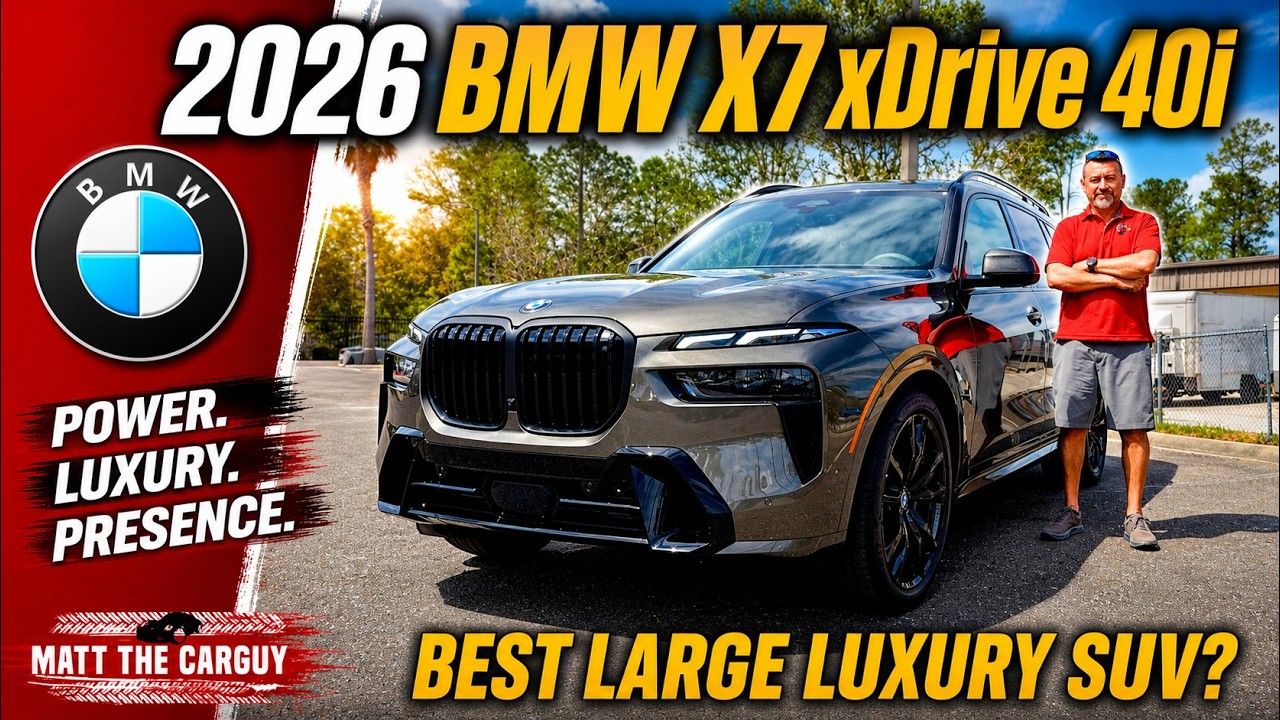 Обзор и тест-драйв BMW X7 xDrive40i 2026 года &mdash; лучший большой роскошный внедорожник?