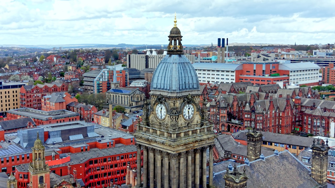 This footage cost me a drone! Leeds From Above