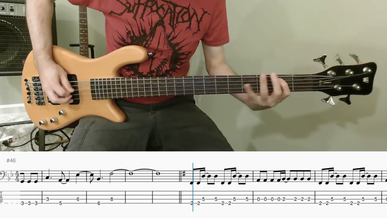 Minor Threat - In My Eyes (bass cover with tab)