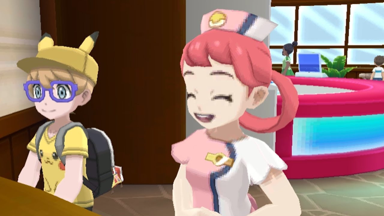 Nurse Joy Has A Secret | Dating Nurse Joy | Pokemon Ultra Sun and Moon Event | Side Quest
