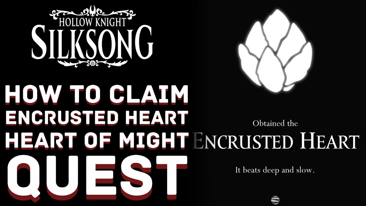Encrusted Heart Location & How to Get it (Heart of Might quest) in Hollow Knight Silksong