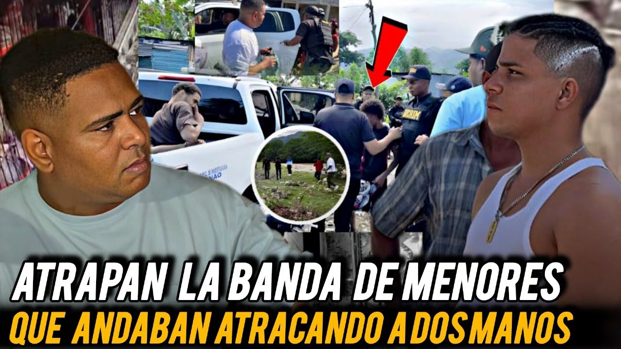 ATRAPAN LA BANDA DE MENORES QUE ANDABAN ATRACANDO A DOS MANOS