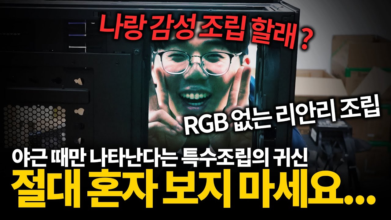 어쩌면 이런게 진짜 감성 컴퓨터 조립, 리안리인데 튜닝 RGB 하나도 없는... (￣&epsilon;￣＠)