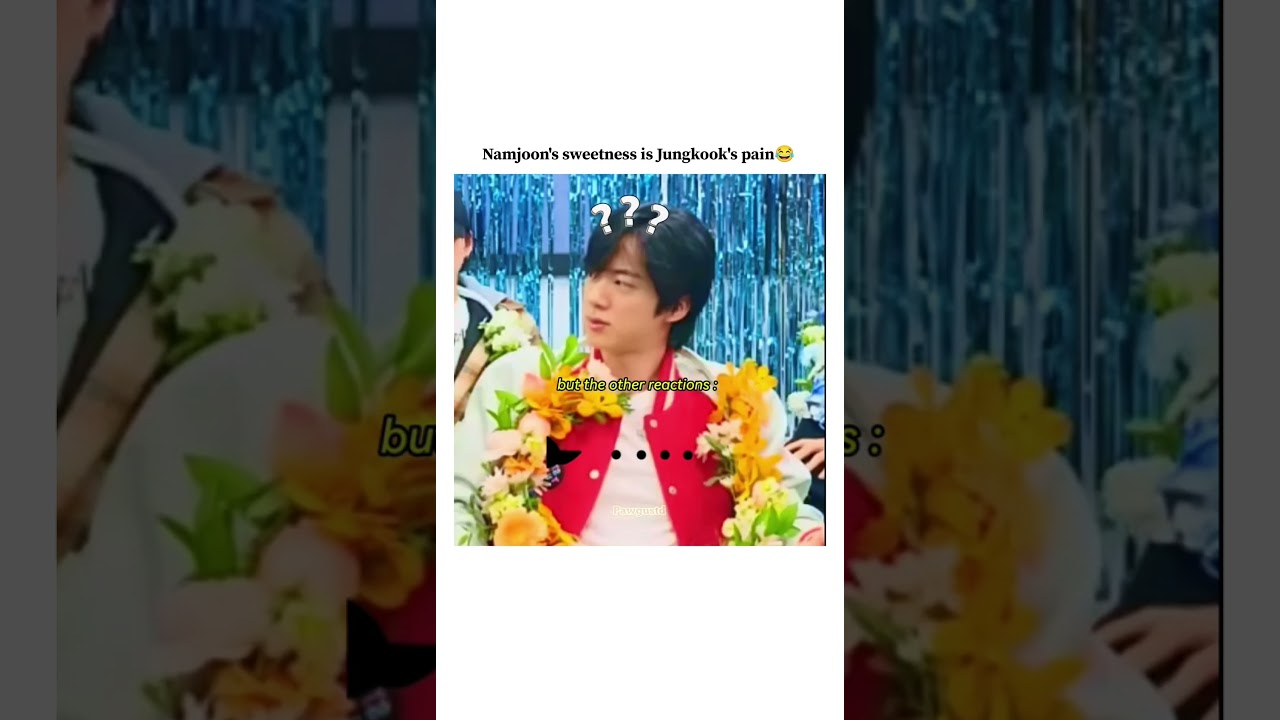 Когда Намджун погладил Чимина по подбородку #bts #Jungkook #minimoni #FunnyMoments #Shorts #wever...