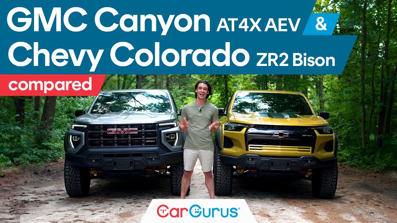 GMC Canyon AT4X AEV 2024 года против Chevy Colorado ZR2 Bison 2024 года
