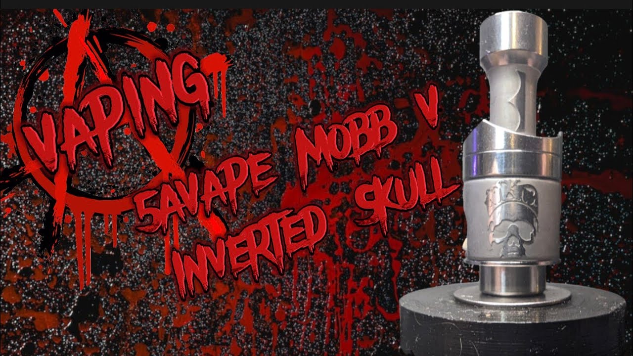 5AVape Monarchy Mobb V Clone - Inverted Skull Design review and quick build !