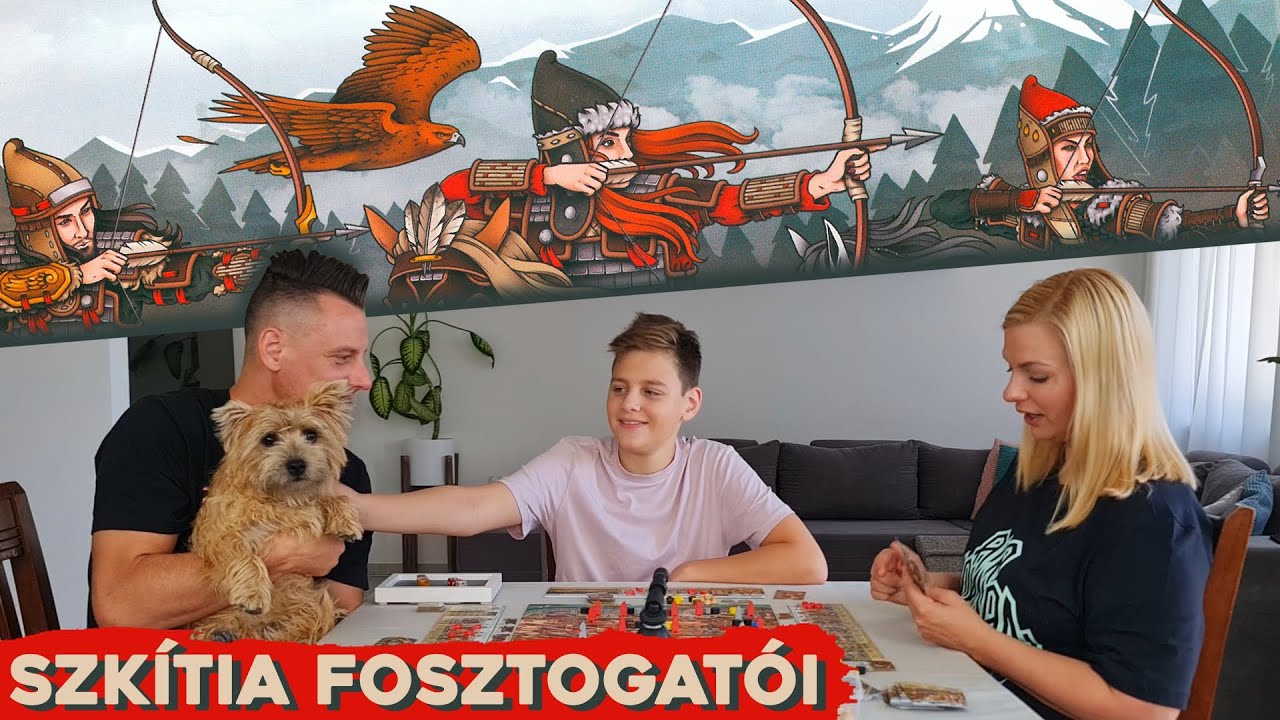 Szkítia fosztogatói társasjáték gameplay