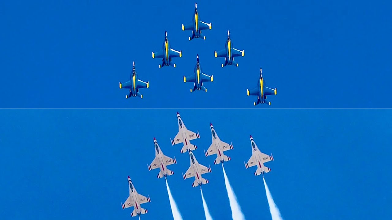 2026 Blue Angels & Thunderbirds Air Show Routine NAF El Centro