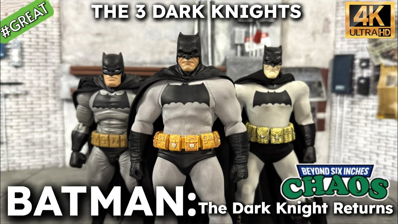 Chaos Toys Dark Knight Vigilante Batman 1/12 figure #unboxing #review #mezco #mafex #comparison 