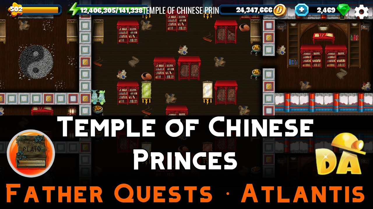 Temple of Chinese Princes | Father Atlantis #6 | Diggy's Adventure