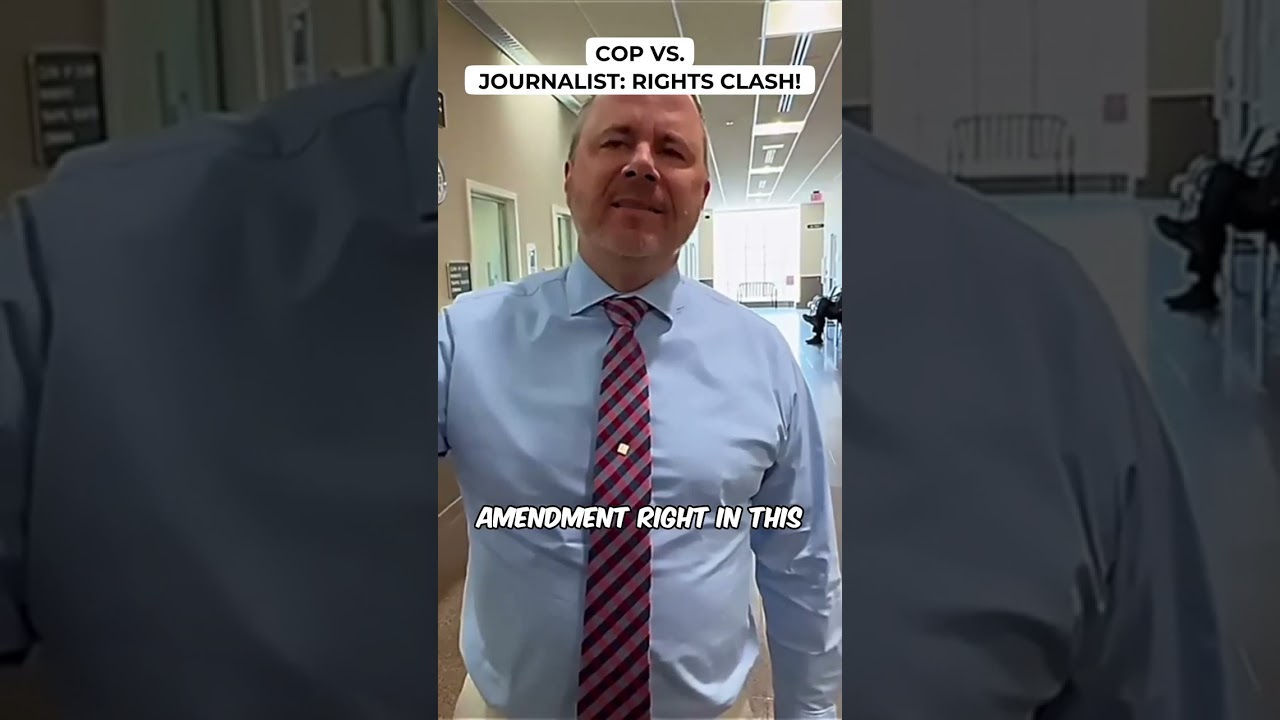 Cop vs. Journalist: Rights Clash!