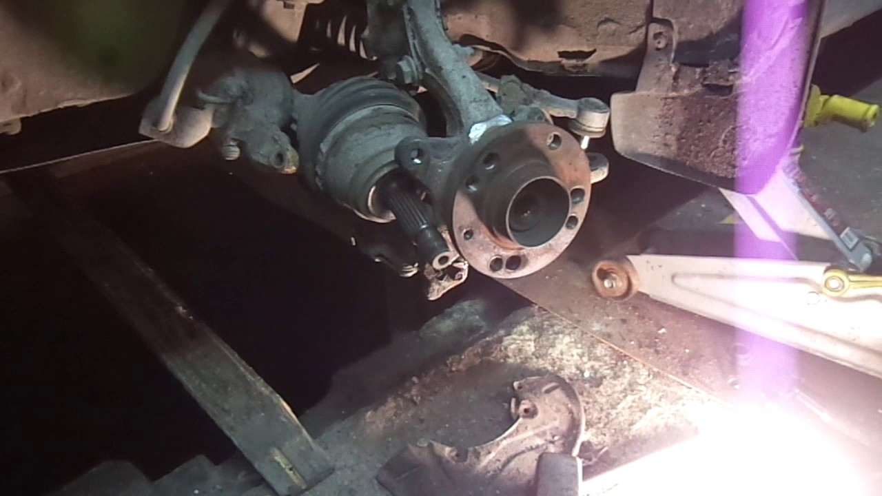 Замена передней ступицы и подшипника VW Pasat B4