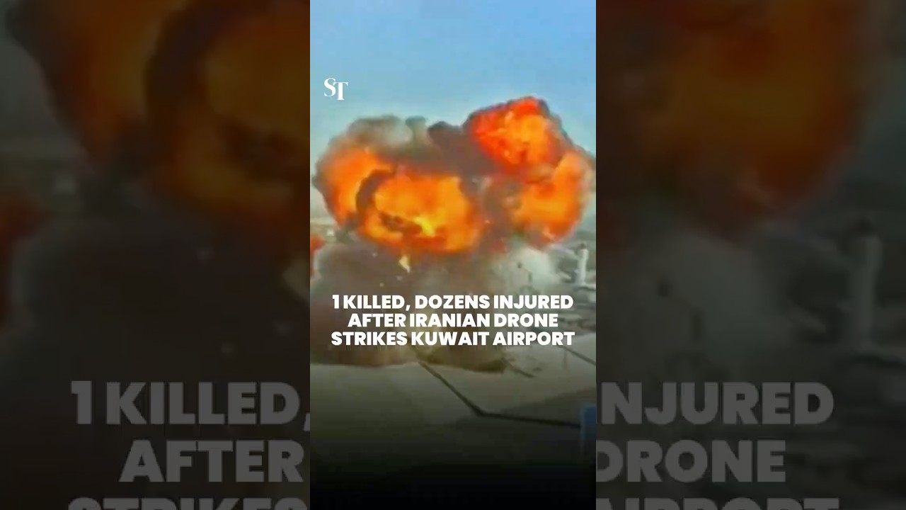 One killed, over 60 injured in Iranian drone strikes on Kuwait airport