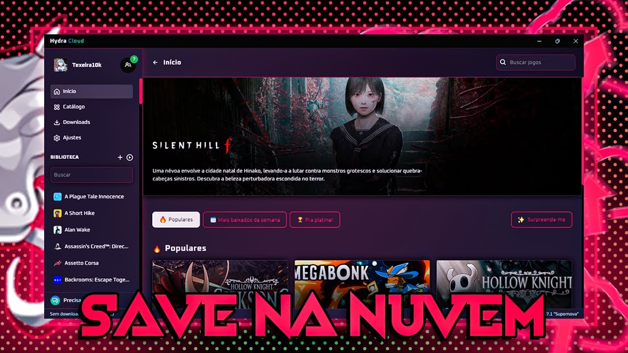 COMO USAR O HYDRA CLOUD PARA SALVAR SAVES E CONQUISTAS RÁPIDO (2025)