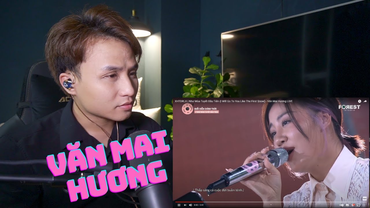 Vocal Coach React Như Mùa Tuyết Đầu Tiên (I Will Go To You Like The First Snow) - Văn Mai Hương LIVE